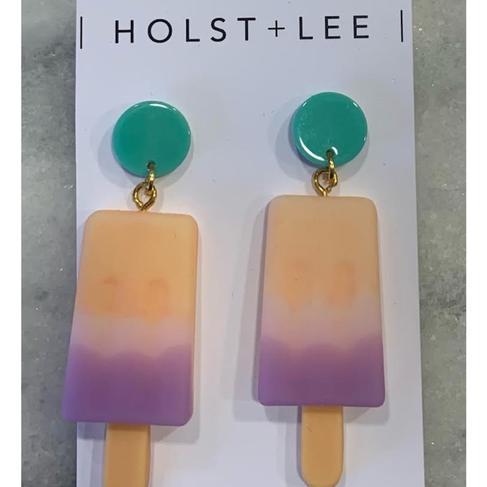 Holst and Lee ice cream popsicle earrings